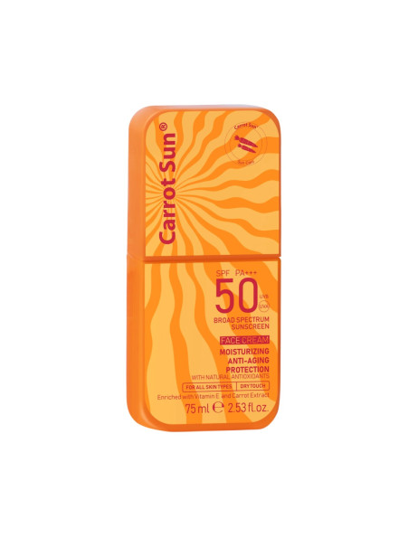 Carrot Sun Sunscreen Face Cream SPF 50+ Сонцезахисний крем для обличчя
