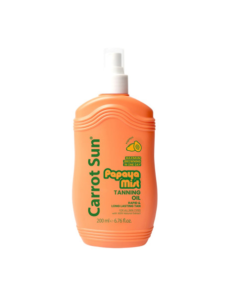Carrot Sun Papaya Mist Tanning Oil Масло для загара