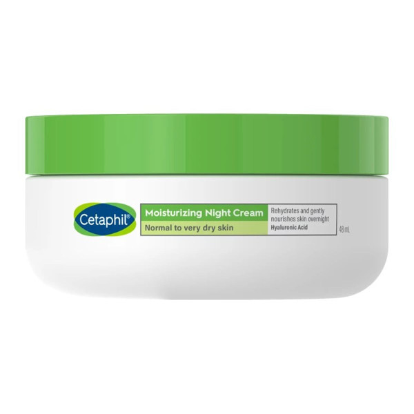 Cetaphil Moisturizing Night Cream Нічний зволожувальний крем для нормальної, чутливої та дуже сухої шкіри обличчя