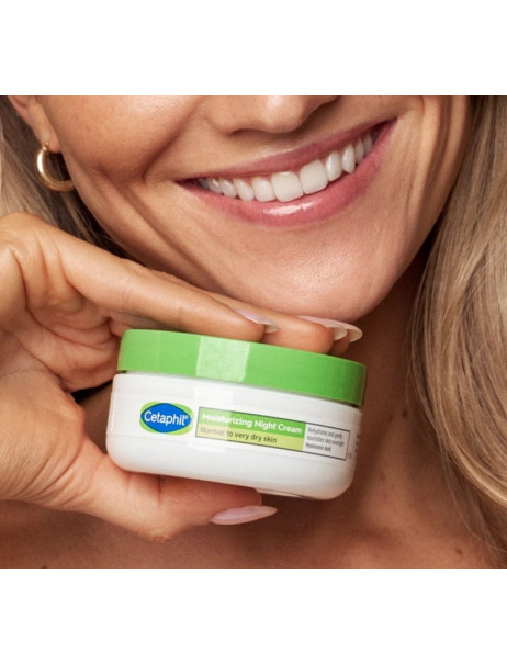 Cetaphil Moisturizing Night Cream Нічний зволожувальний крем для нормальної, чутливої та дуже сухої шкіри обличчя