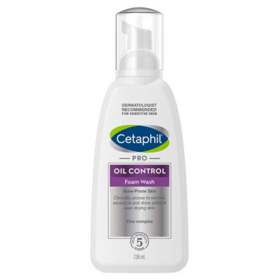 Cetaphil Pro Oil Control Wash Foam Очищувальна пінка для чутливої, масної та схильної до акне шкіри обличчя