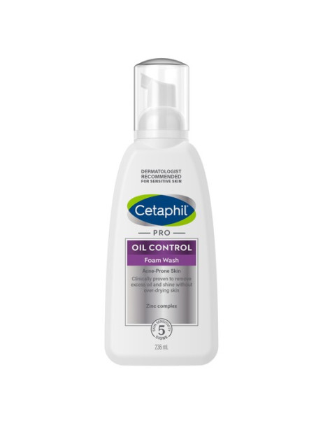 Cetaphil Pro Oil Control Wash Foam Очищувальна пінка для чутливої, масної та схильної до акне шкіри обличчя