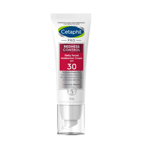 Cetaphil Pro Redness Control Daily Moisturizer Cream SPF 30 Денний зволожувальний, тонувальний крем для чутливої шкіри обличчя, схильної до почервонінь