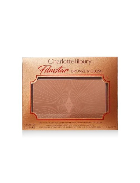 Charlotte Tilbury Filmstar Bronze & Glow Mini Light to Medium Палетка для контуринга мини