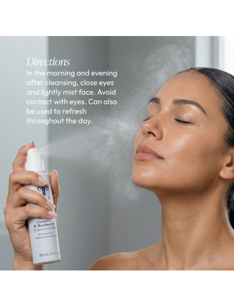 Circadia Licorice & Bearberry Brightening Mist Спрей для обличчя на основі екстрактів солодки та мучниці