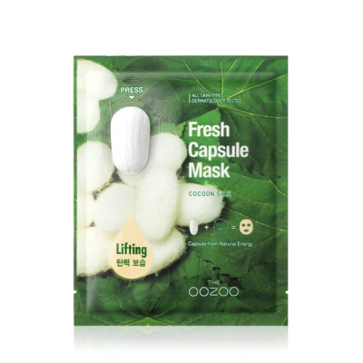 Oozoo Fresh Capsule Mask Cocoon Silk Маска для лица с капсулой-активатором "Шелк"