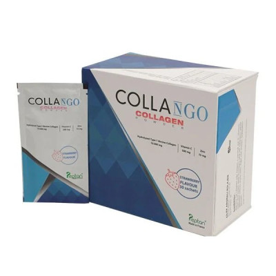 CollaNgo Collagen Powder Strawberry Flavour Питний колаген зі смаком полуниці