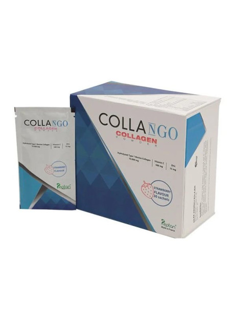 CollaNgo Collagen Powder Strawberry Flavour Питний колаген зі смаком полуниці