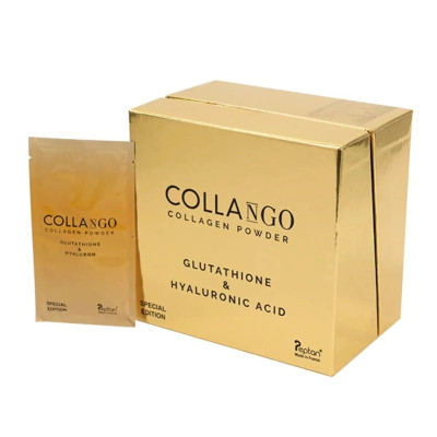CollaNgo Collagen Powder Gold Glutathione & Hyaluron Преміум колаген питний 
