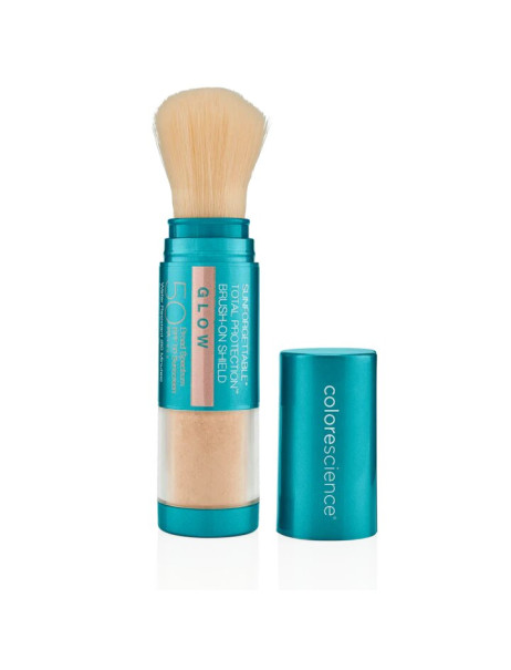 Colorescience Sunforgettable Total Protection Brush-On Shield Glow SPF 50 Сонцезахисна пудра з пензлем SPF 50 Золоте Сяйво