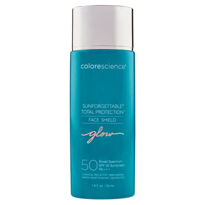 Colorescience Sunforgettable Total Protection Face Shield Glow Солнцезащитный крем для лица SPF 50 Золотое сияние