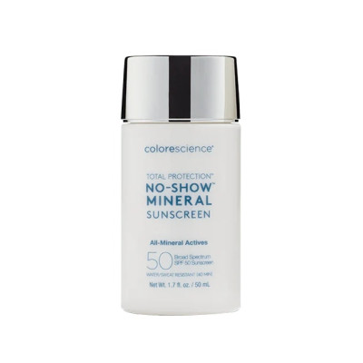 Colorescience No-Show Mineral Sunscreen SPF 50 Прозорий мінеральний сонцезахисний флюїд