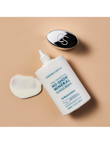 Colorescience No-Show Mineral Sunscreen SPF 50 Прозорий мінеральний сонцезахисний флюїд