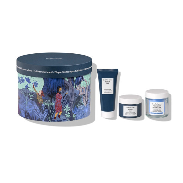 Comfort Zone Gift Collection The Conscious Gardens Kit Night Garden Подарочный набор Ночной сад Для питательного сияния лица