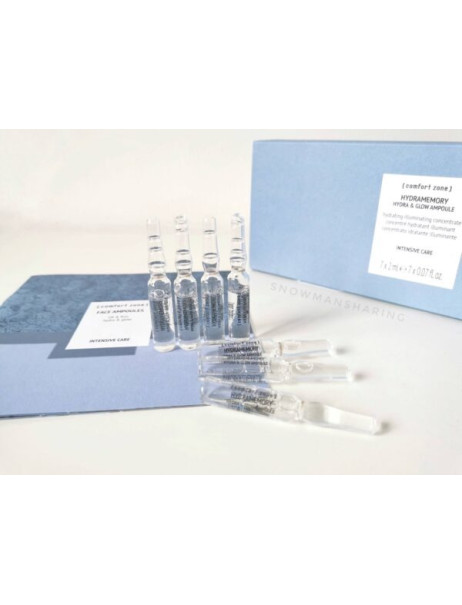 Comfort Zone Hydramemory Hydra & Glow Ampoule Ампули для зволоження обличчя