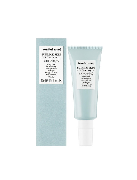 Comfort Zone Sublime Skin Color Perfect SPF50 Крем з тоном для вирівнювання кольору шкіри SPF50
