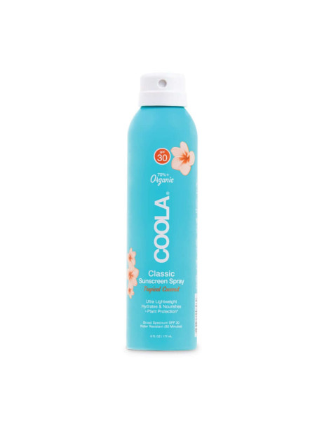 Coola Classic Body Sunscreen Spray Tropical Coconut SPF 30 Сонцезахисний спрей для тіла 