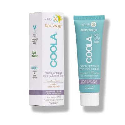 Coola Face Matte Tint SPF 30 Mineral Suncreen Unscented Солнцезащитный матирующий крем для лица с тоном