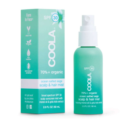 Coola Scalp & Hair Mist Sunscreen Ocean Salted Sage SPF 30 Сонцезахисний спрей для шкіри голови та волосся "Морська сіль та шавлія"