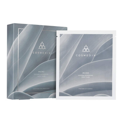 Cosmedix Micro Defense Microbiome Sheet Mask Відновлююча маска з пребіотиками