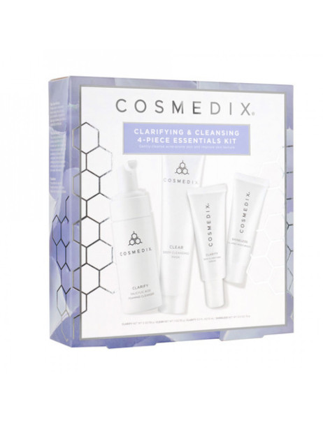 Cosmedix Clarifying & Cleansing 4-Piece Essentials Kit Очищуючий набір для жирної шкіри, схильної до акне