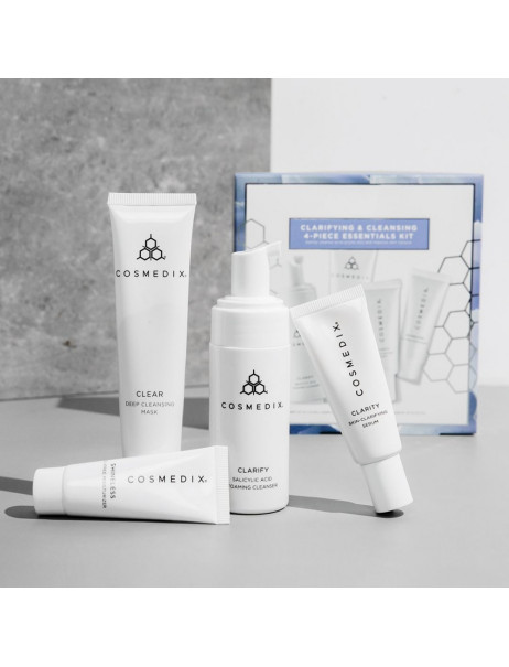 Cosmedix Clarifying & Cleansing 4-Piece Essentials Kit