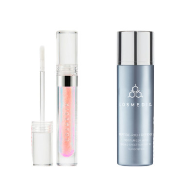 Cosmedix Peptide Rich Defense SPF 50 +  Lumi Crystal Сонцезахисний крем + Блиск для губ