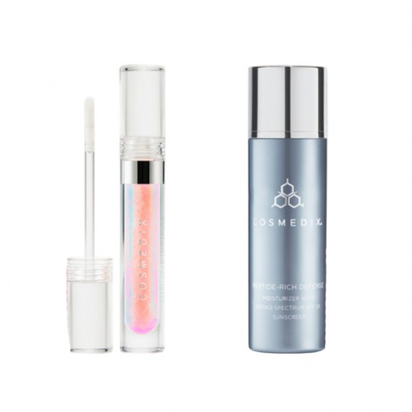 Cosmedix Peptide Rich Defense SPF 50 +  Lumi Crystal Сонцезахисний крем + Блиск для губ