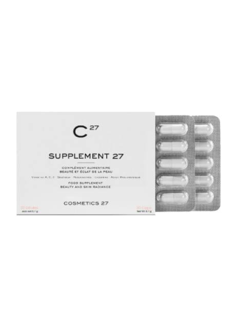 Cosmetics 27 Supplement 27 Food supplement & skin radiance Пищевая добавка