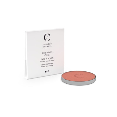 Couleur Caramel Bio Blush Powder Refil Компактні рум'яна для обличчя Змінний блок