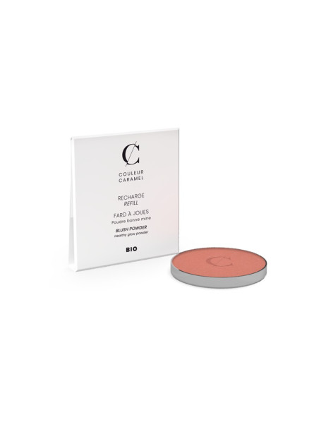 Couleur Caramel Bio Blush Powder Refil Компактні рум'яна для обличчя Змінний блок