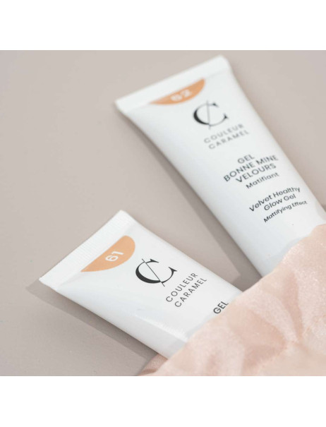 Couleur Caramel Velvet Healthy Glow Gel №62 Оксамитовий тонуючий гель №62