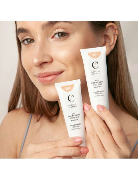 Couleur Caramel Velvet Healthy Glow Gel №62 Оксамитовий тонуючий гель №62