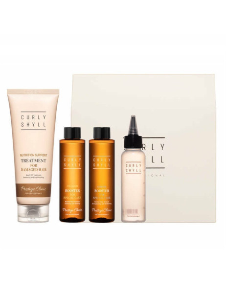 Curly Shyll Prestige Clinic Hair Ampoule Pack Набір-процедура для інтенсивного відновлення пошкодженого волосся