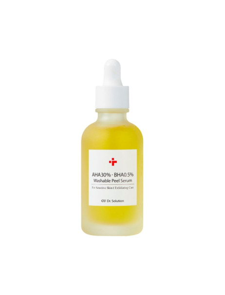 CU Skin Dr. Solution AHA 30% BHA 0.5% Washable Peel Serum Пілінг-сироватка з АНА 30% та ВНА 0,5% кислотами