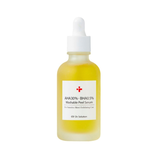 CU Skin Dr. Solution AHA 30% BHA 0.5% Washable Peel Serum Пилинг-сыворотка с АНА 30% и ВНА 0,5% кислотами