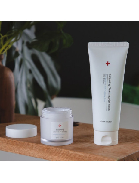 CU Skin Dr. Solution Cicaming Cleansing Gel Foam Очищающая гель-пенка с центеллой