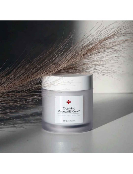 CU Skin Dr. Solution Cicaming B5 Madeca Cream Успокаивающий крем с центеллой и пантенолом