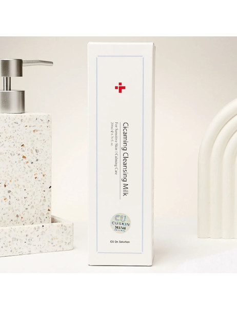 CU Skin Dr. Solution Cicaming Cleansing Milk Очищуюче молочко з центеллою для сухої шкіри
