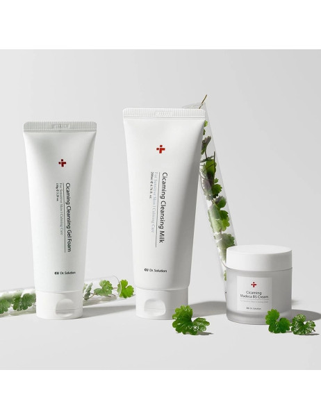 CU Skin Dr. Solution Cicaming Cleansing Milk Очищуюче молочко з центеллою для сухої шкіри