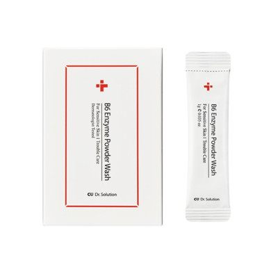 CU Skin Dr. Solution B6 Enzyme Powder Wash Sachet Энзимная пудра с пиридоксином и каламином в форме стика-саше