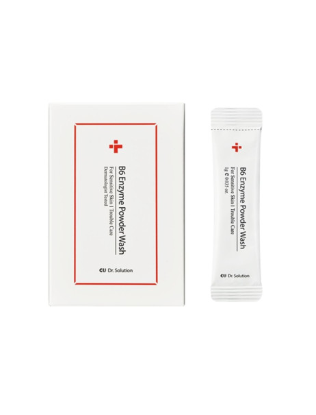 CU Skin Dr. Solution B6 Enzyme Powder Wash Sachet Ензимна пудра з піридоксином та каламіном у формі стіку-саше