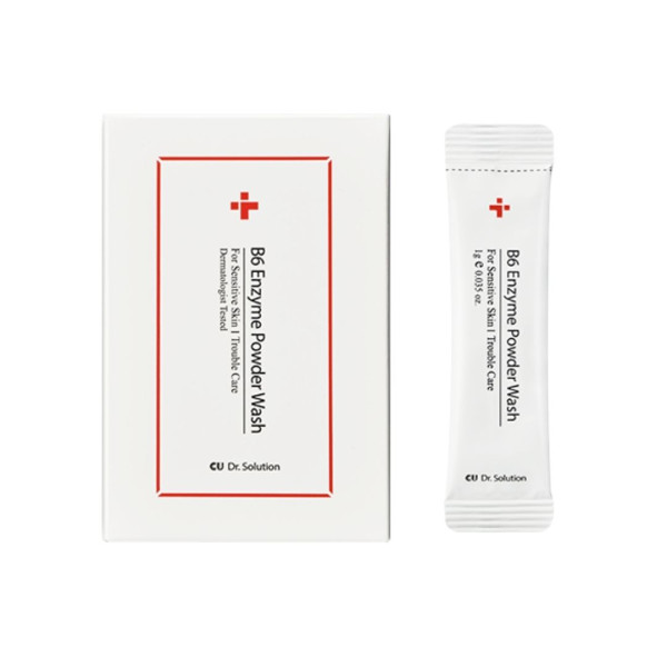 CU Skin Dr. Solution B6 Enzyme Powder Wash Sachet Ензимна пудра з піридоксином та каламіном у формі стіку-саше