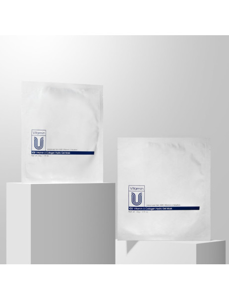 CU Skin Vitamin U Collagen Hydro Gel Mask Гидрогелевая маска двойного действия для наполнения и сияния кожи