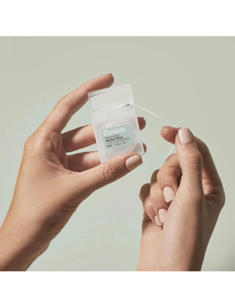 Davids Expanding Dental Floss Two Refills Зубная нить 2 рефила