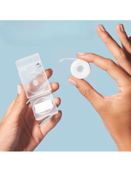 Davids Expanding Dental Floss Two Refills Зубная нить 2 рефила