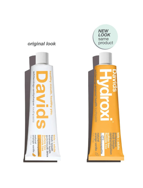 Davids Hydroxi Vanilla & Orange Зубная паста для детей и взрослых со вкусом апельсин-ваниль