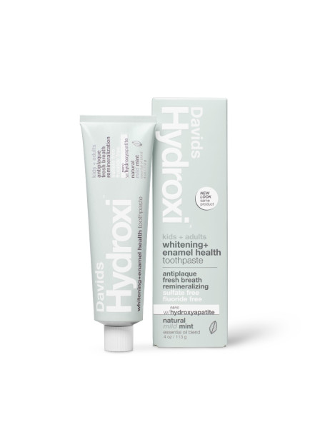 Davids Hydroxi Whitening + Enamel Health Зубная паста для детей и взрослых со вкусом сладкая мята