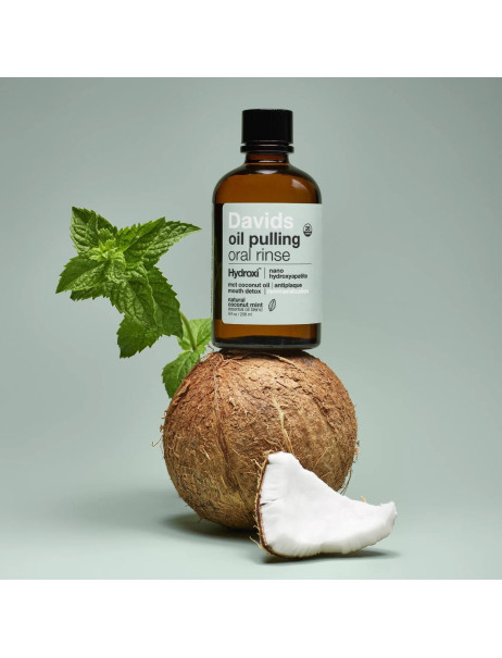Davids Oral Rinse Oil Pulling Ополаскиватель для рта на основе 100% кокосового масла