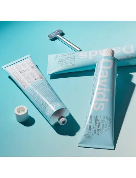 Davids Spearmint Зубная паста защита от зубного налета для взрослых со вкусом мяты